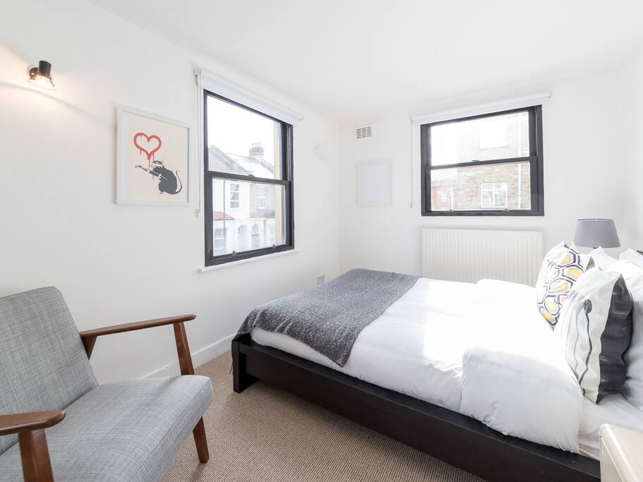 There are 3 large bedrooms..