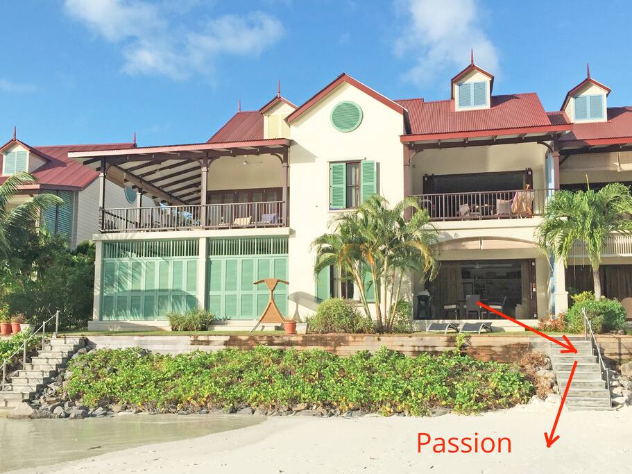 "Passion" mit privatem Zugang zum Strand
