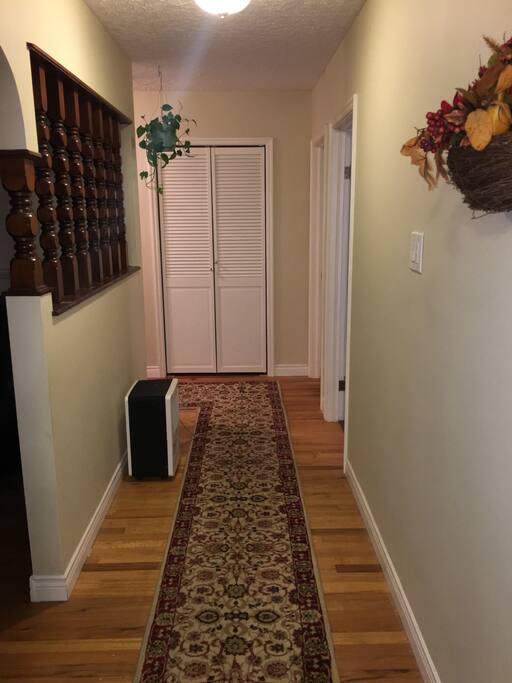 Hallway(Three bedrooms in total)