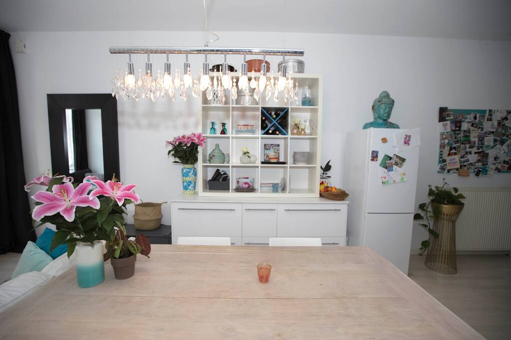 View standing from the kitchen