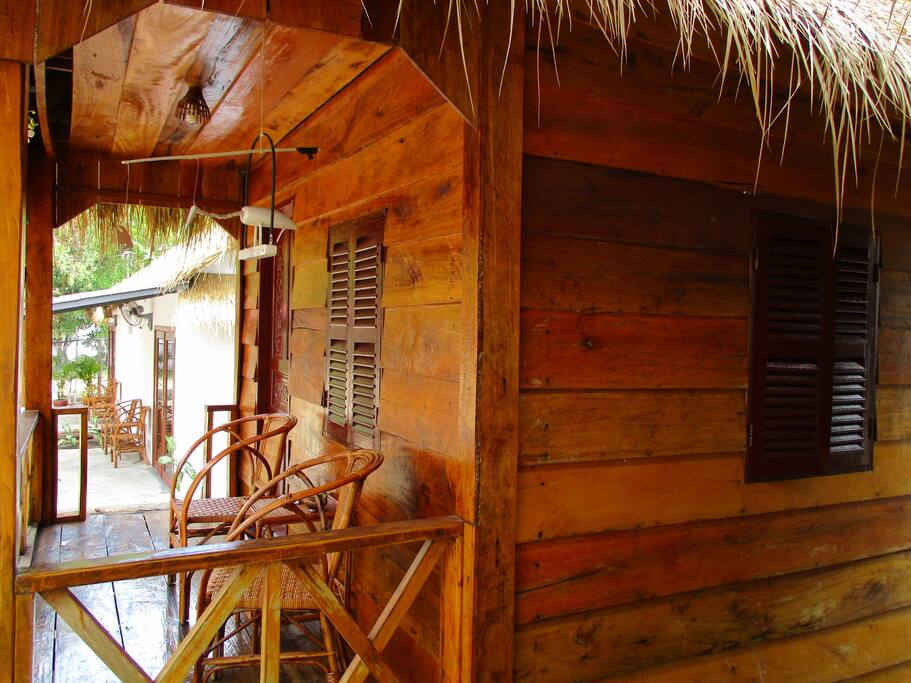 The terrace to relax