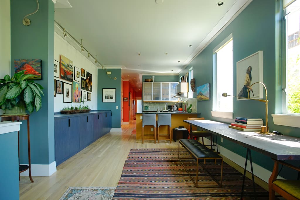 Main room looking back towards entrance