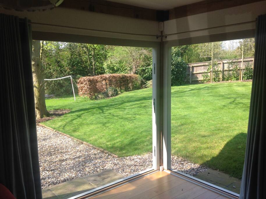 View from lounge area