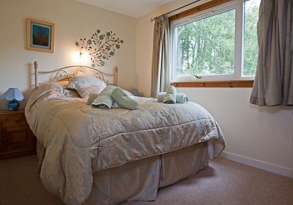 Double room looking out over the garden