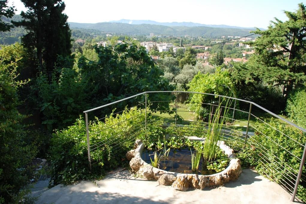 Vue de la grande terrasse