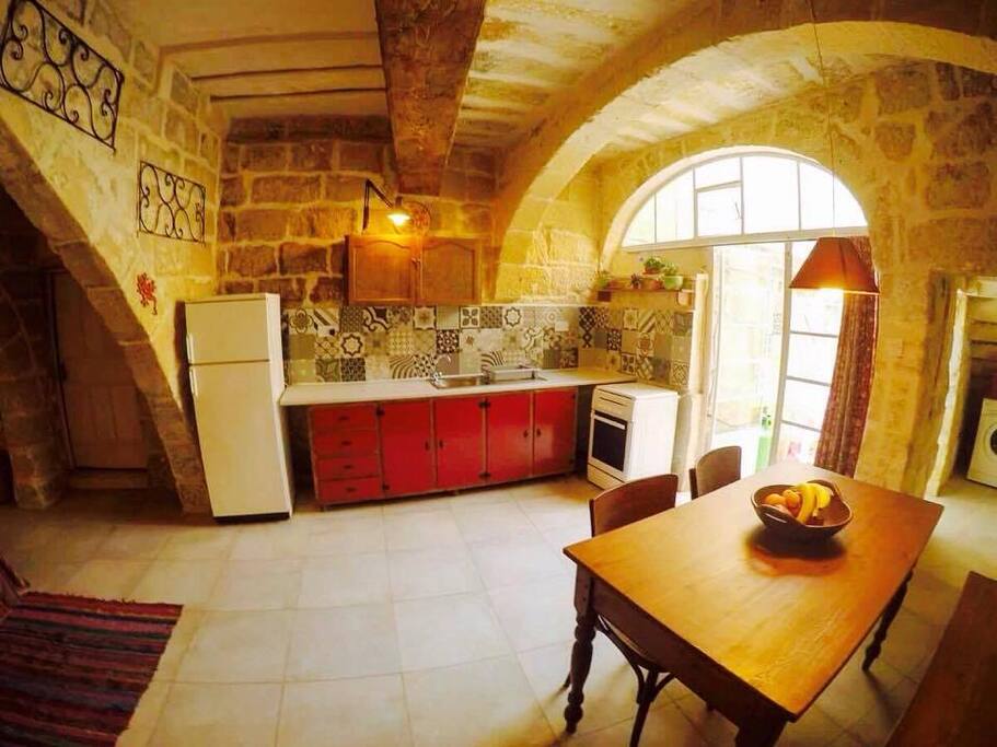 Open plan kitchen