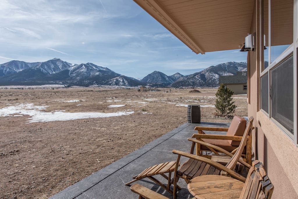 Step outside and enjoy the stunning mountain vistas!