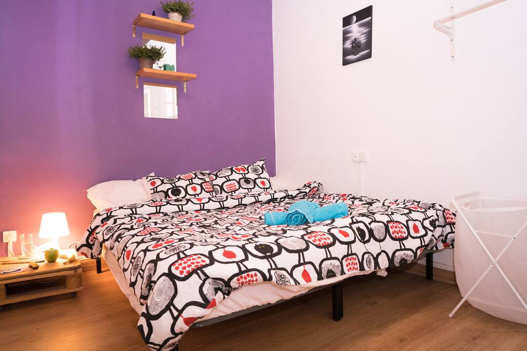 One large double bed or two single beds available. The choice is yours