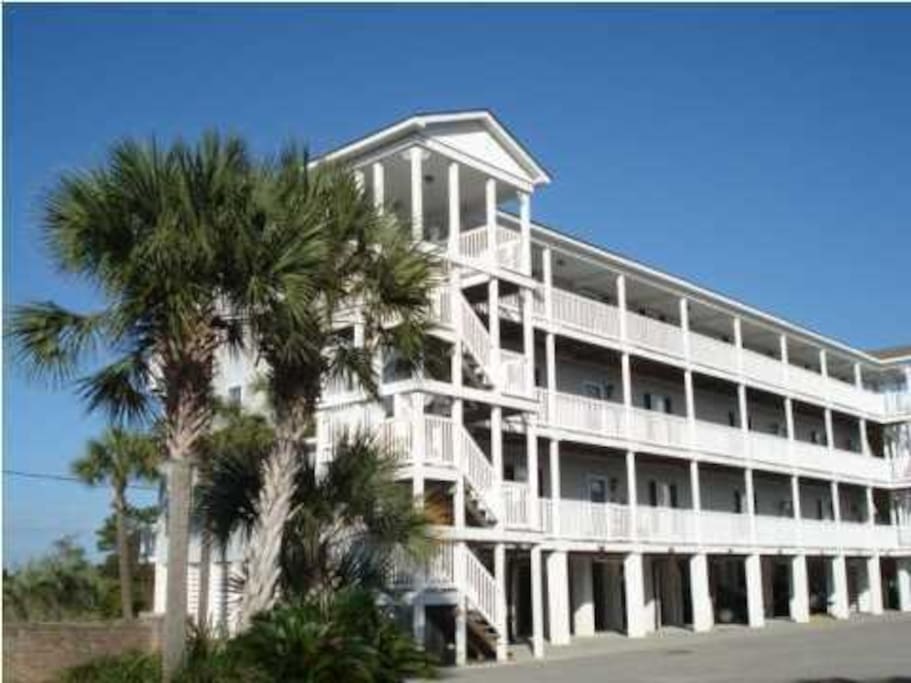 View when entering the property