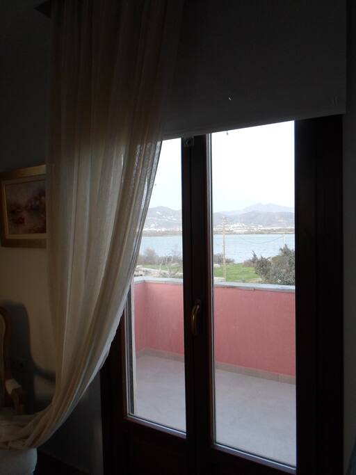 view from the balcony