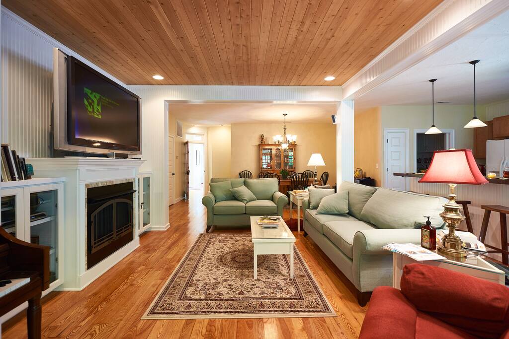 The shared living area