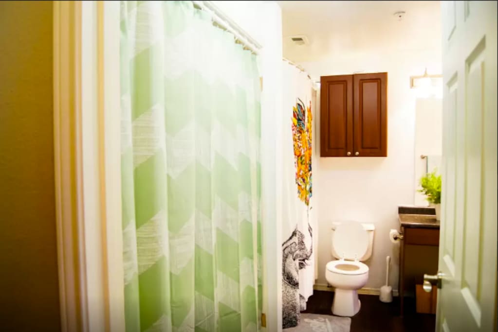 Bathroom view from main entryway.