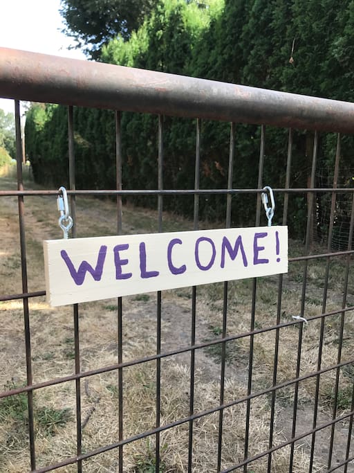 Welcome to our property.