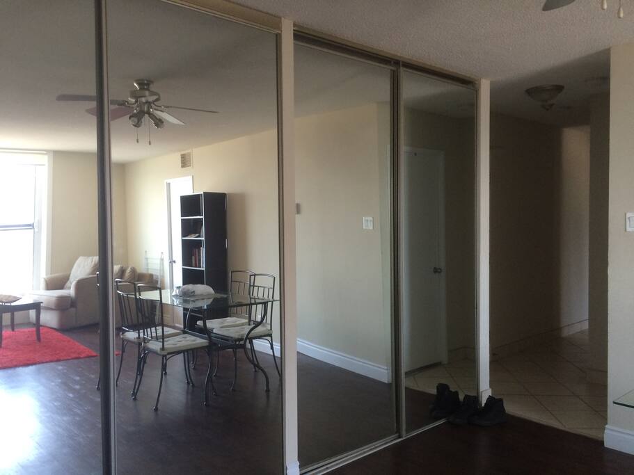 Living room closets