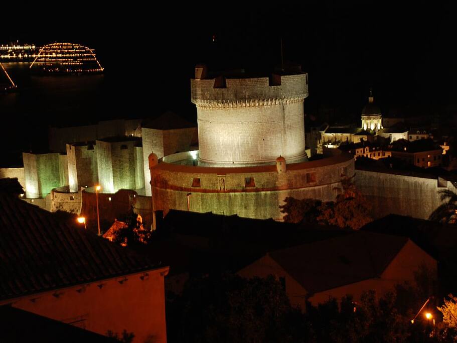 Night view from the house