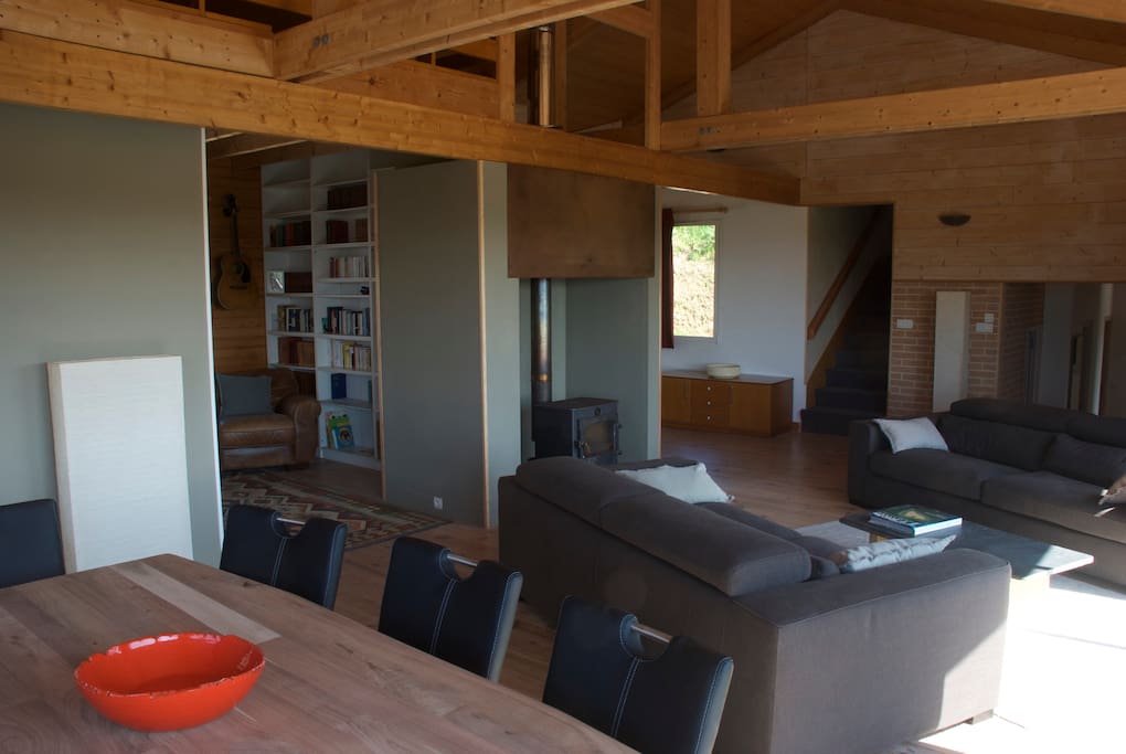 Open plan living room