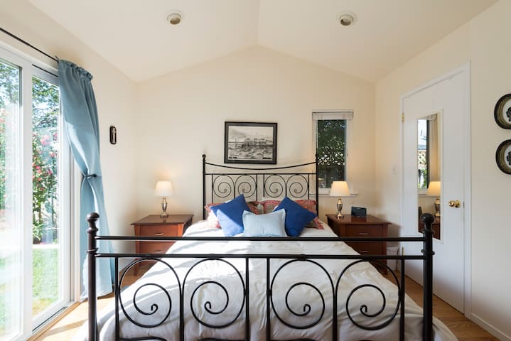 Quiet bedroom with private bathroom