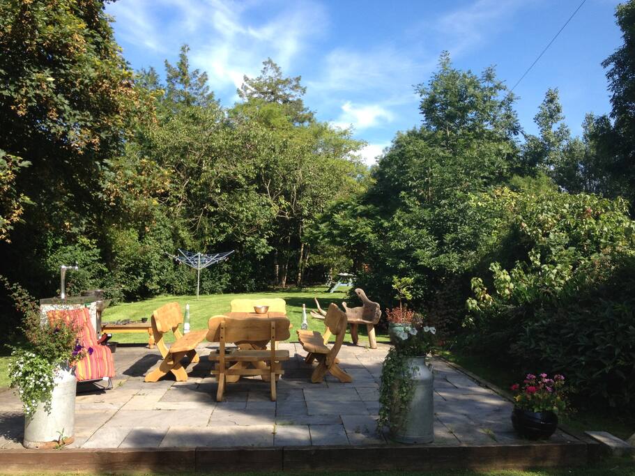 Gardens in sunshine