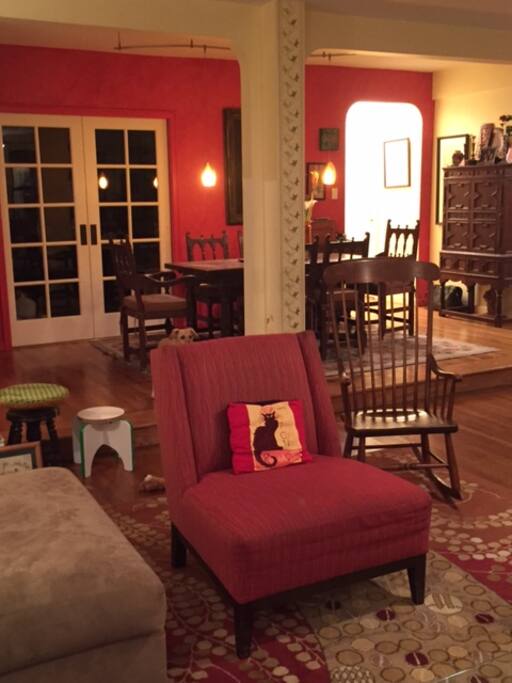 dining room as shown form the living room