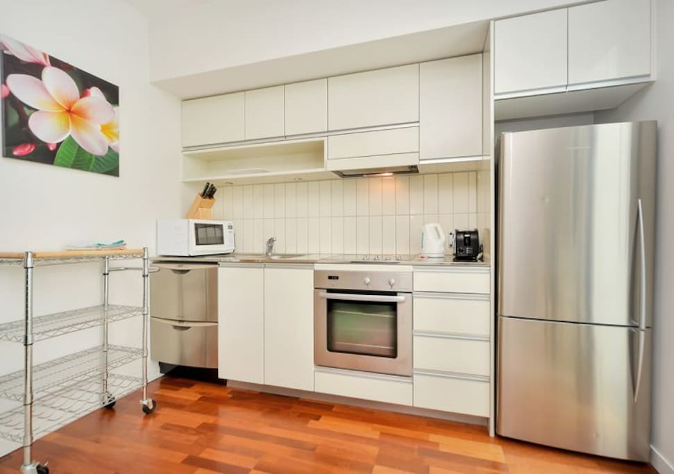 with full kitchen facilities