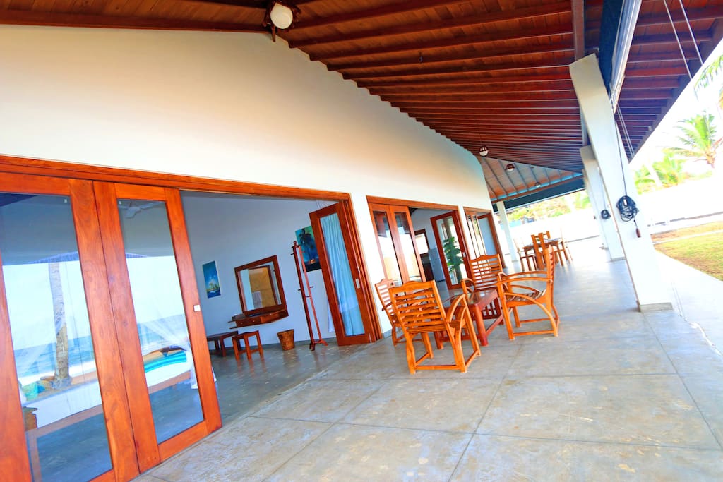 Large Veranda Facing the Ocean
