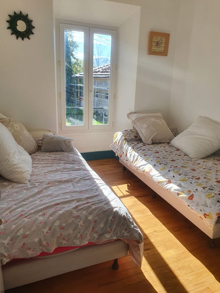 chambre 2 lits 90*190