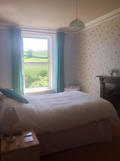 Double room with wonderful farm views