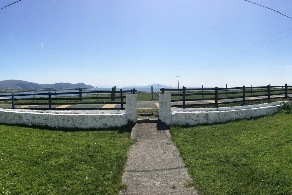 View from outside the front door
