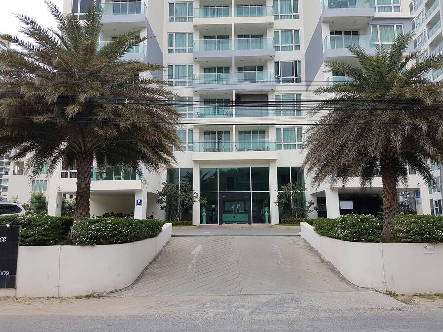 Front of building