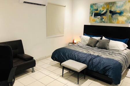 Departamento cómodo con clima, TV de paga/Netflix