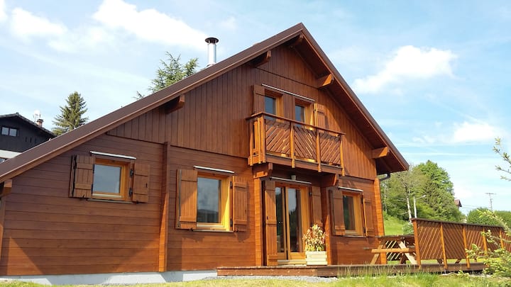 Chalet Bois Massif - All Comfort 4 Pers. Wifi Fibre - Vosges