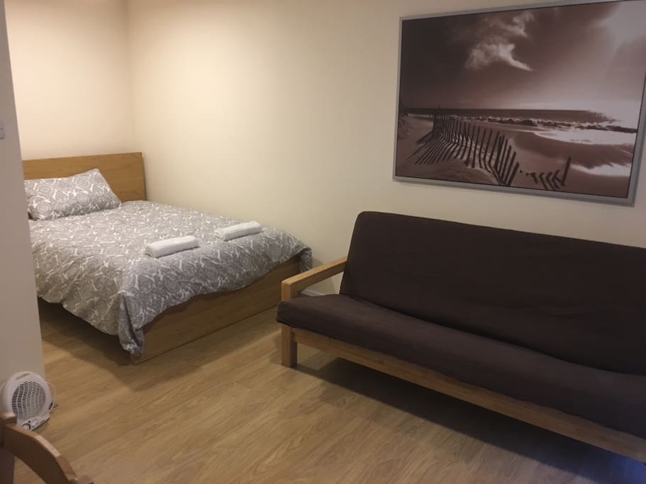Ikea double bed & sofa-Bed