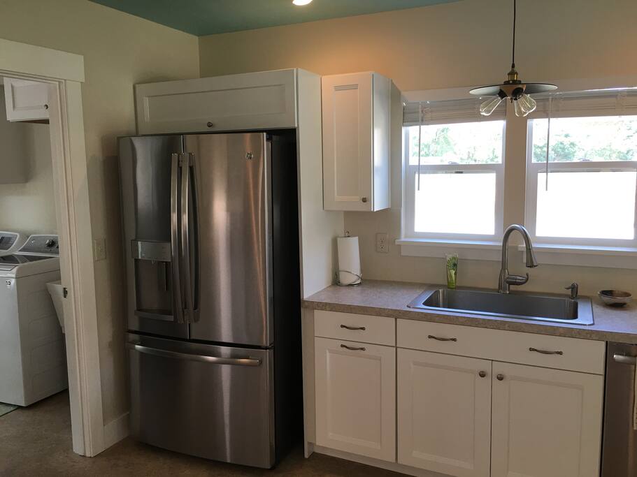 Kitchen with new appliances