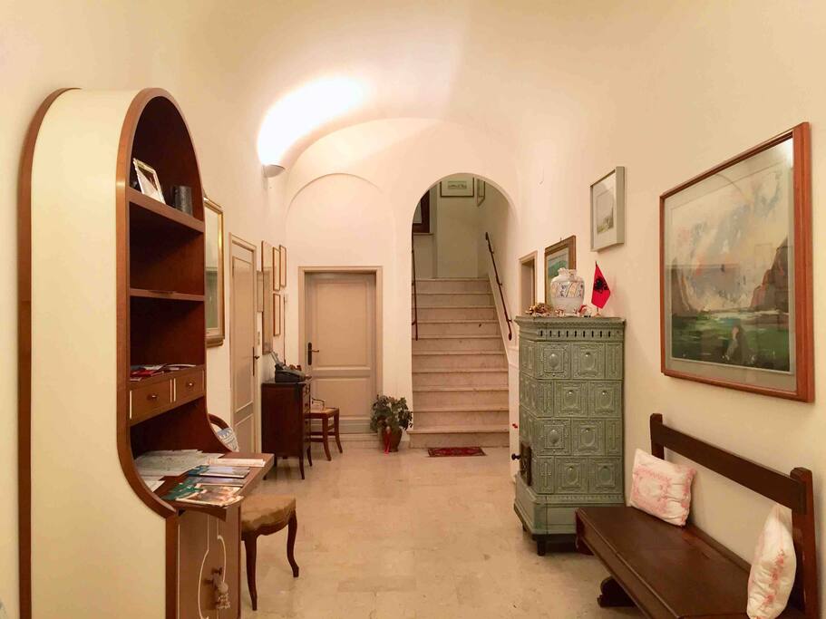 The entrance