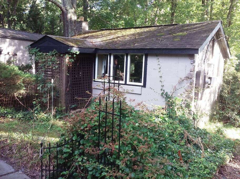 This is our little cottage - the original house on our little property.