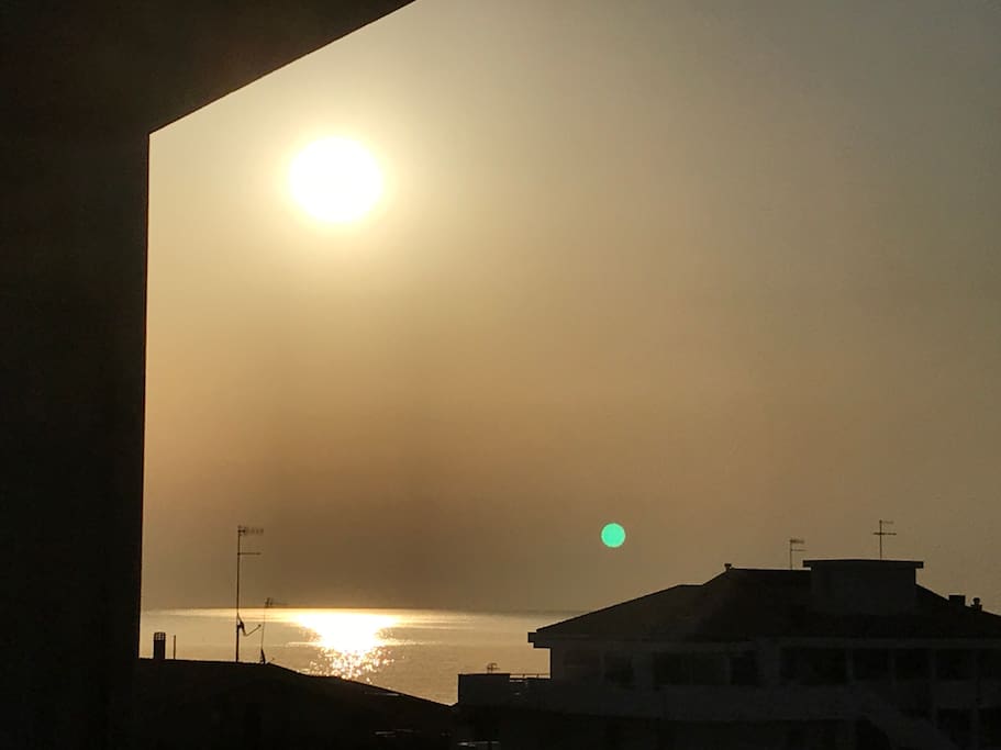 Vista mare dal terrazzo