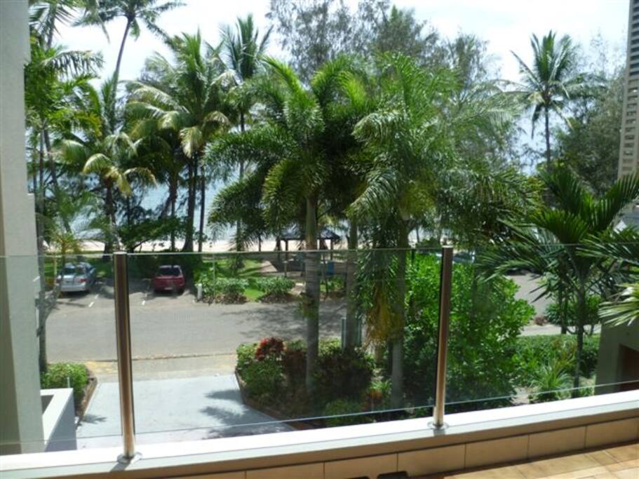 Stunning beach views from the front balcony