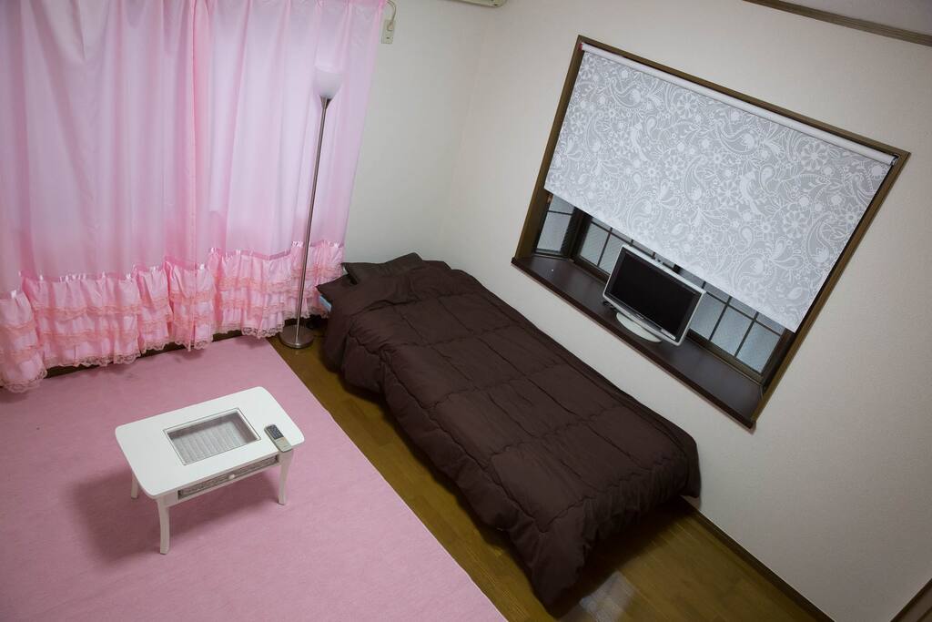 ピンクを基調にしました
