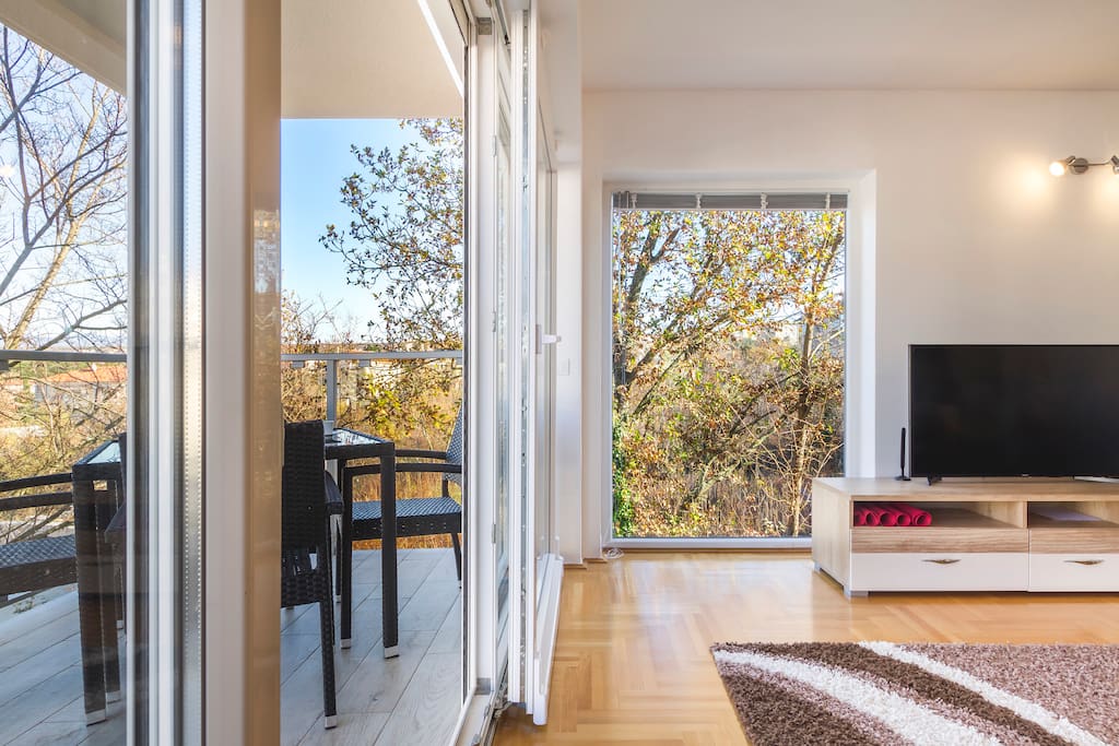 View from living room