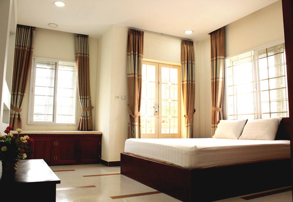 The amenities and services are designed to provide a perfect mix of privacy, comfort, and peace in mind including:
- Cable TV (more than 80 channels with more than 13 languages)
- internet (WiFi)
- secured Parking
- 24 Hour Security Guards
- porter /bell services
Lift/ Elevator( good quality)
- Garbage collection
- Security Camera along each floor and
Fire alarm,fire extinguisher, and fire hose-reel
- Automatic system generator
