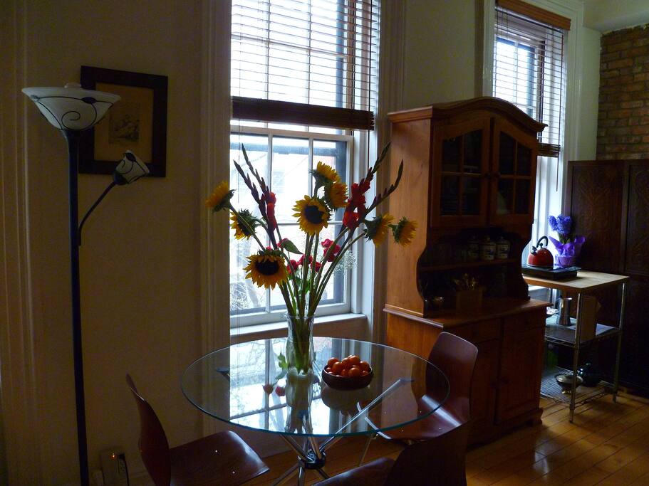 Large windows/high ceiling