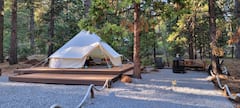 Bell+Tent+%231+at+Living+Springs+Resort