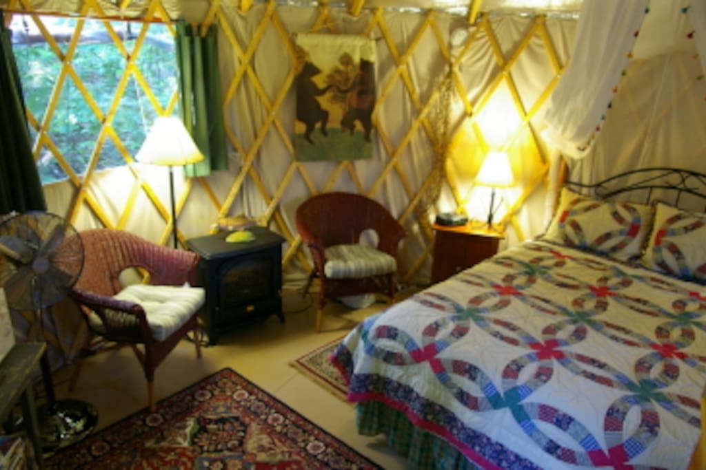 Interior of Yurt