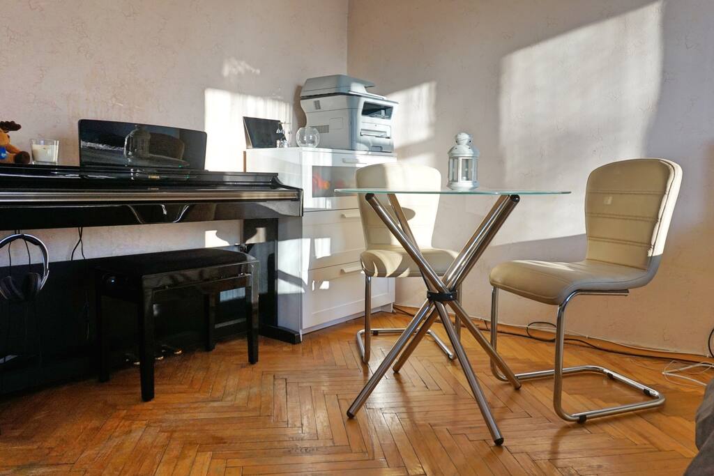 Piano & office area in Bedroom #1