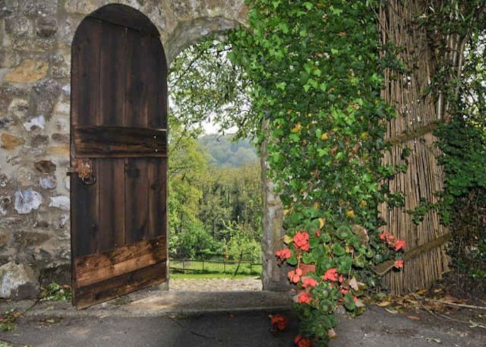 Door to private entrance