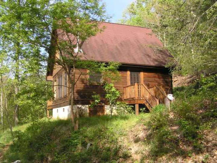 Peaceful log cabin near Asheville Cabins for Rent in Weaverville