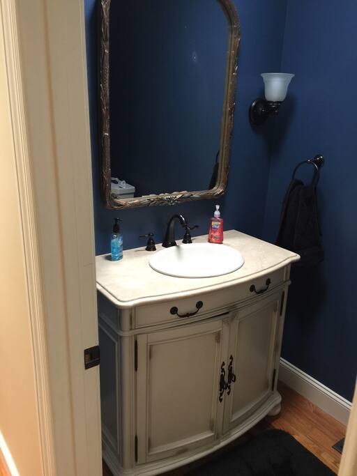 Your 1/2 bath.