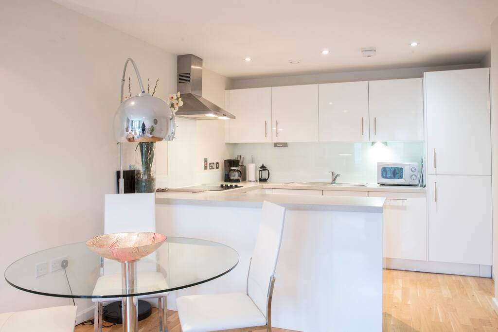Kitchen and dining area