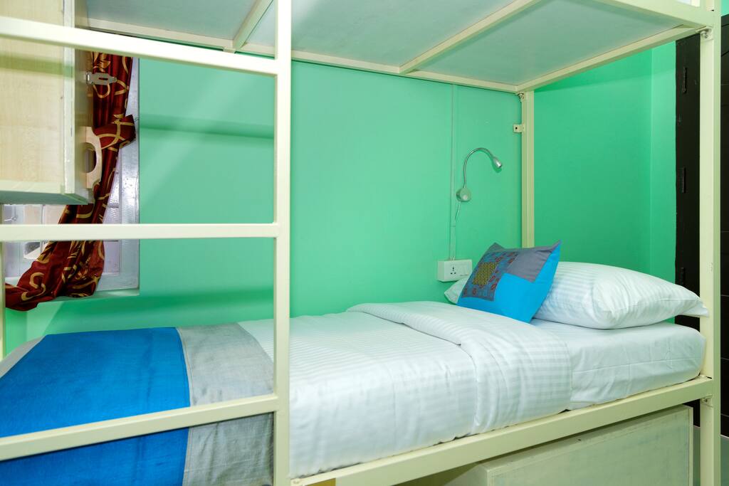 All beds have spacious lockers for your backpack and bed side storage for your valuables