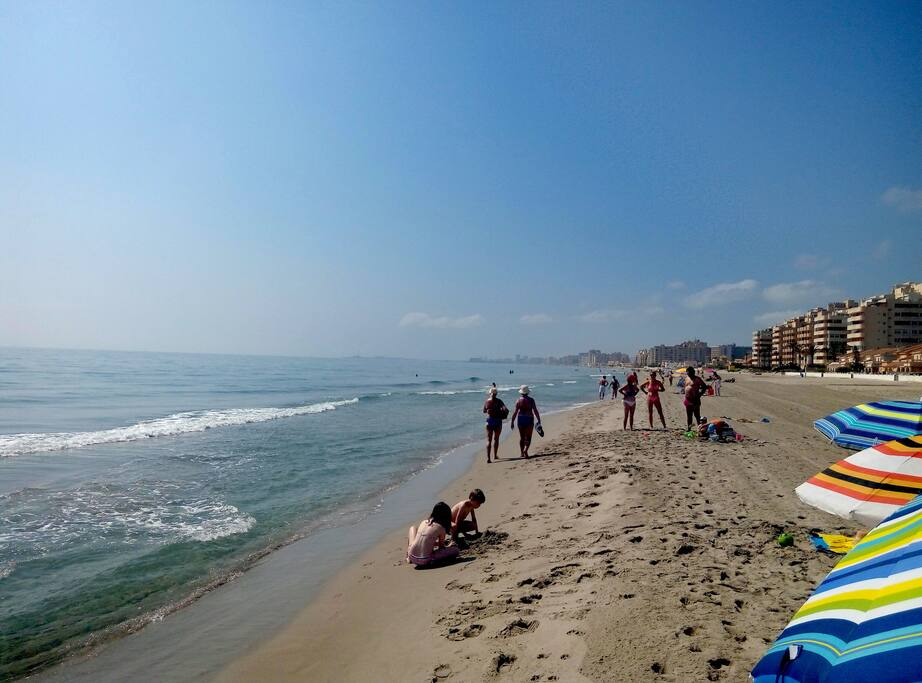 Playa del Mediterraneo mirando al Sur